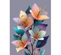 Paint by Numbers for Adults Flower, 36x48in DIY Painting Kits with Brushes and Acrylic Plant, DIY Home Wall Decor Crafts, Paint by Numbers Kits for Adults & Beginners, Gifts for Women, 1-9331