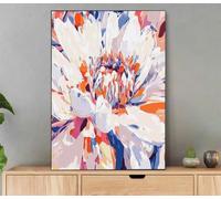 Paint by Numbers for Adults Flower, Abstract Paint by Numbers for Children Beginner, DIY Oil Paintings Kit for Adults Women Gifts, with Brushes and Pigment, Home Decor, 35x45cm with Frame Ly4-8732