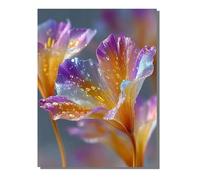 Paint by Numbers for Adults Flower, DIY Painting Plant With Frame Paint by Numbers for Children Beginners, Oil Paintings Crafts Adults Hobbies for Women Gifts, Home Wall Decor 24x32 inch KSWDK730