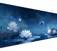 Paint by Numbers for Adults Flower Paint by Numbers Butterfly Oil Painting Color Canvas Kits with 3 Brushes and Acrylic Pigment Drawing Craft Art Kits, Gift for Women, Home Wall Decor 40x80cm i2-140