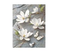 Paint by Numbers for Adults Flower Paint by Numbers Kits Butterfly, DIY Hobbies for Adults Women Art Supplies 32x24 in, Wall Art Crafts Color Canvas for Painting, Home Decor Gifts for Women 2YH-13053