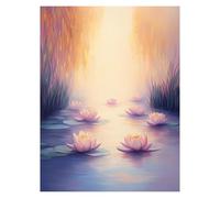 Paint by Numbers for Adults, Flower Painting by Numbers Canvas for Children Wall Art Supplies 38x28 Inch, DIY Landscape Colorful Canvas Painting Adult Crafts for Room Decor, Gifts for Women LSJ-4367