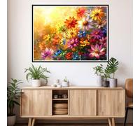 Paint by Numbers for Adults Flower Painting by Numbers, DIY Hobbies for Adults Women Paint by Number Dream Canvas Oil Painting Kits with Brushes and Acrylic for Christmas Decorations 40x60cm 2y-436