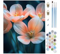 Paint by Numbers for Adults Flower,Plant Painting by Number Kits,DIY Canvas Oil Painting Kit Hobbies for Adults Women with 3 Brushes and Acrylic for Halloween Decorations 100x150cm/100x150 cm D1-1204