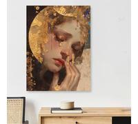 Paint by Numbers for Adults Girl, Tears Paint by Numbers for Adults with Frame 31x47inch Canvas, DIY Oil Paintings Kit with Paints and 3 Size Brushes for Home Wall Room Decor, Gifts for Women,Model844