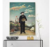 Paint by Numbers for Adults Henri·Rousseau《Myself-Portrait-Landscape》 Adult Paint by Number Kits On Canvas