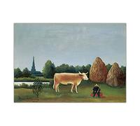 Paint by Numbers for Adults Henri·Rousseau《Scene in Bagneux On The Outskirts of Paris》 Adult Paint by Number Kits On Canvas