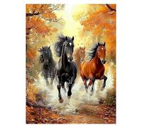 Paint by Numbers for Adults, Horse Painting by Numbers for Children Crafts Animal 20x28In, DIY Hobbies for Adults Women, Painting on Canvas Using Acrylic Paint and Brushes Wall Art Room Decor LSJ-2580