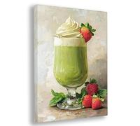 Paint by Numbers for Adults, Ice Cream Paint by Numbers for Adults with Frame, DIY Fruit Oil Painting Arts and Crafts Kits on Canvas for Women's Hobbies, for Gifts and Home Wall Decor 28x36 Inch, A-79