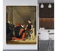 Paint by Numbers for Adults Ingres《Don Pedro of Toledo Kissing Henry Iv'S Sword》 Adult Paint by Number Kits On Canvas