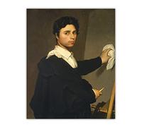 Paint by Numbers for Adults Ingres《Self-Portrait》 Adult Paint by Number Kits On Canvas