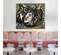 Paint by Numbers for Adults Jackson Pollock《Mask》 Adult Paint by Number Kits On Canvas