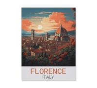 Paint by Numbers for Adults Kids Beginner，Florence Italy，DIY Acrylic Painting by Numbers Kits with Brushes Acrylic Pigment Home Decoration Brithday Gifts(30x40cm) 11.8x15.7 inches-FL26