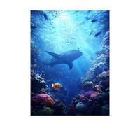 Paint by Numbers for Adults Killer Whale Paint by Numbers Kits Fish, Hobbies for Adults Women Art Supplies 40 x 54 Inch, Wall Art Crafts Color Canvas for Painting,Homen Decor Gifts for Women 2YH-10347