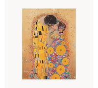 Paint by Numbers for Adults, Kiss Painting by Numbers for Adults,Craft Kits for Kids with Abstract Color Canvas for Painting 16x22in Acrylic Paint and Brush for Wall Art for Living Room Decor FYH-1467