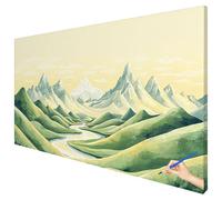 Paint by Numbers for Adults Landscape 100x40cm Large Nature Painting by Numbers for Adults Beginner DIY Color Oil Paintings on Canvas Kits with Acrylic Paints Brushes for Autumn Decorations Gifts M-91