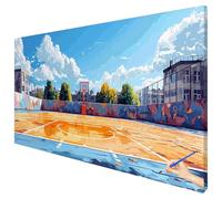 Paint by Numbers for Adults Landscape 150x60cm Large City Painting by Numbers for Adults Beginner DIY Color Oil Paintings on Canvas Kits with Acrylic Paints Brushes for Autumn Decorations Gifts P-10
