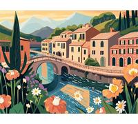 Paint by Numbers for Adults Landscape Botanical Paint by Numbers, DIY Painting by Number Kits On Canvas Acrylic Paints and Brushes Unframed, Creative Home Wall Decor, Gifts for Women 24x32in YT6-780