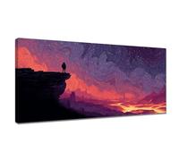 Paint by Numbers for Adults Landscape, Large Abstract Paint by Numbers Kits XXL 40x80cm, DIY Painting by Number Canvas Kits with Acrylic Pigment and Paintbrushes, Hobbies for Women Gifts, Decor Y3-804