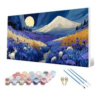 Paint by Numbers for Adults, Landscape Paint by Numbers Animals Painting Kits for Adults Pattern Design DIY Art Crafts for Home Room Decor, Wall Art, Bedroom Decor, Gifts 40 x 80 cm -hcw2507I929Q