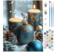 Paint by Numbers for Adults, Landscape Paint by Numbers, DIY Candle Canvas Oil Painting Kit for Kids or Beginner with 3 Brushes Acrylic Pigment for Room Decor Gifts, Without Frame 100x150cm D1-1177