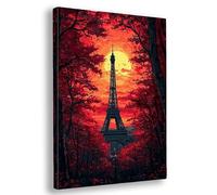 Paint by Numbers for Adults, Landscape Paint by Numbers for Adults with Frame, DIY Paris Oil Painting Arts and Crafts Kits on Canvas for Women's Hobbies, for Gifts and Home Wall Decor 12x16 Inch, B-63