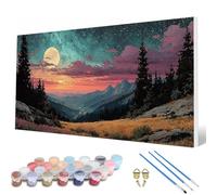 Paint by Numbers for Adults, Landscape Paint by Numbers Forest Painting kits for Adults Pattern Design DIY Art Crafts for Home Room Decor, Wall Art, Bedroom Decor, Gifts for Women 50X80Inch -hcw25070I