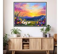 Paint by Numbers for Adults Landscape Painting by Numbers, DIY Hobbies for Adults Women Paint by Number Flower Canvas Oil Painting Kits with Brushes and Acrylic for Christmas Decor 40x50cm 2y-220