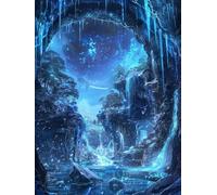 Paint by Numbers for Adults Landscape Painting by Numbers for Children Kits On Canvas Mountain DIY Color Oil Painting Art Crafts Acrylic Pigment Drawing, Home Wall Decor, Without Frame 40x50cm S0-207