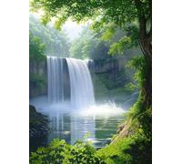 Paint by Numbers for Adults Landscape, Plant Paint by Numbers Kits, DIY Color Oil Painting Adult Crafts, Painting Kits with Brushes and Acrylic, for Home Wall Decor, Gifts for Women, 20x28in I-6692