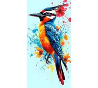 Paint by Numbers for Adults, Large Painting by Numbers Color Woodpecker DIY Kids Beginners Kits, With Paint Brushes and Acrylic Pigment Drawing Paintwork, Girls Gifts (Frameless) 14x28in L-771