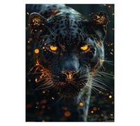 Paint by Numbers for Adults, Leopard Painting by Numbers Animal 40x54 In, DIY Hobbies for Adults Women, Painting on Canvas Using Acrylic Paint and Brushes, Wall Art Set for Room Decor Gifts LSJ1448