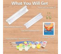 Paint by Numbers for Adults Love, DIY Painting by Number Kits for Kid&Beginners, Hands Colorful Oil Painting Canvas Kits, Great for Fall Festival Gifts Home Wall Decorations 45x60cm, with Frame A-7