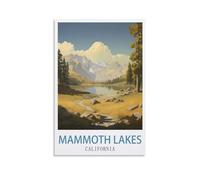 Paint by Numbers for Adults,Mammoth Lakes Californias Painting Acrylic Paint by Numbers for Adults Beginner Painting Kit 20x30cm