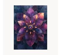 Paint by Numbers for Adults, Mandala Painting by Numbers for Adults,Craft Kits for Kids with Flower Color Canvas for Painting 20 x 28in Acrylic Paint and Brush, Wall Art for Living Room Decor FYH-5140