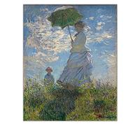 Paint by Numbers for Adults Monet Woman with A Parasol Madame Monet and Her Son by Claude Monet Adults Paint Kits Canvas Gifts Arts Crafts for Home Decor