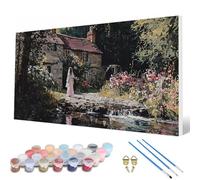 Paint by Numbers for Adults, Nature Paint by Numbers Garden Painting Kits for Adults Pattern Design DIY Art Crafts for Home Room Decor, Wall Art, Bedroom Decor, Gifts for Women 16X32Inch -hcw2507LV