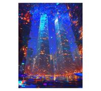 Paint by Numbers for Adults, New York Painting by Numbers for Children Crafts City 28x38in, DIY Hobbies for Adults Women,Painting on Canvas Using Acrylic Paint and Brushes Wall Art Room Decor LSJ-3534