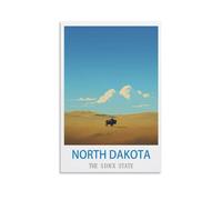 Paint by Numbers for Adults,North Dakota Sioux State Paint by Numbers Kits for Children, Kids Painting by Numbers Kit for Home Decoration 50x60cm