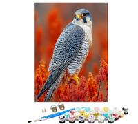 Paint by Numbers for Adults, Paint by Numbers Animal Eagle, Easy DIY Oil Painting Kits on Canvas with Brushes, Hobbies for Women, Painting for Home Wall Decor Gifts 12 x 16 in SYLWK39
