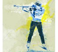 Paint by Numbers for Adults,Painting by Number Kits On Canvas,DIY Color Oil Painting,Home Wall Decor 16X16In/40X40Cm,Shooting Sniper,with Frame