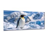 Paint by Numbers for Adults Penguin Large Paint by Number Kits on Canvas, Hobbies for Adults Women, DIY Acrylic Oil Painting Kit, Art Gifts for Home Wall Decor, 14x28 Inch, Without Frame w0-701