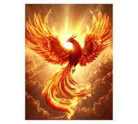 Paint by Numbers for Adults, Phoenix Painting by Numbers Birds 16 x 22 in, DIY Hobbies for Adults Women, Painting on Canvas Using Acrylic Paint and Brushes, Wall Art Set for Room Decor LSJ-6986