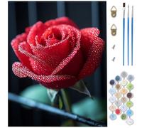 Paint by Numbers for Adults Plant,Flower Painting by Number Kits,DIY Canvas Oil Painting Kit Hobbies for Adults Women with 3 Brushes and Acrylic for Halloween Decorations 28x40inch/70 x 100cm D1-1210