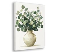 Paint by Numbers for Adults, Plant Paint by Numbers for Adults with Frame, DIY Green Oil Painting Arts and Crafts Kits on Canvas for Women's Hobbies, for Gifts and Home Wall Decor 12x16 Inch, V-87