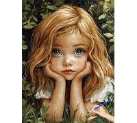 Paint by Numbers for Adults Plant Paint by Numbers Girl Kits for Children Beginners Hobbies for Adults Women, DIY Acrylic Pigment Canvas Oil Paintings Art Kits Halloween Decorations Gifts 40x50cm A-57