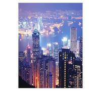 Paint by Numbers for Adults, Port Painting by Numbers Canvas for Children Wall Art Supplies 28 x 20 in, DIY City Colorful Canvas Painting Adult Crafts for Room Decor and Gifts for Women LSJ-3399
