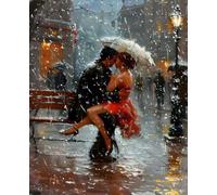 Paint by Numbers for Adults Retro Paint by Numbers Couple, Easy Painting Kits for Adults Beginners, DIY Acrylic Pigment Drawing Paintwork Arts Craft Kits for Room Decor, Gifts for Women 40x50cm 1-12