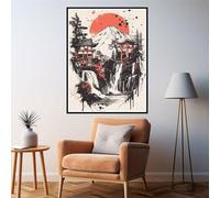Paint by Numbers for Adults Retro Painting by Numbers, DIY Hobbies for Adults Women Paint by Number Landscape Canvas Oil Painting Kits with Brushes and Acrylic for Christmas Decorations 50x70cm 2y-169
