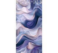 Paint by Numbers for Adults Ribbon Paint by Numbers Kits Abstract DIY Canvas Oil Painting Kit for Kids or Beginner with 3 - Brushes and Acrylic, Halloween Decorations 50X110cm Without Frame P0-773